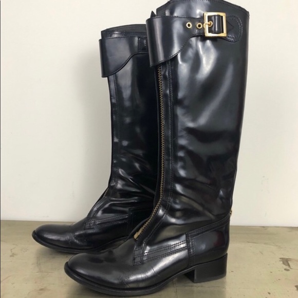 Tory burch leather riding boots - Picture 3 of 6